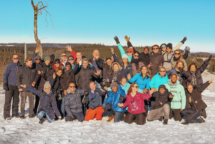 The Fresco Farma team on a winter holiday